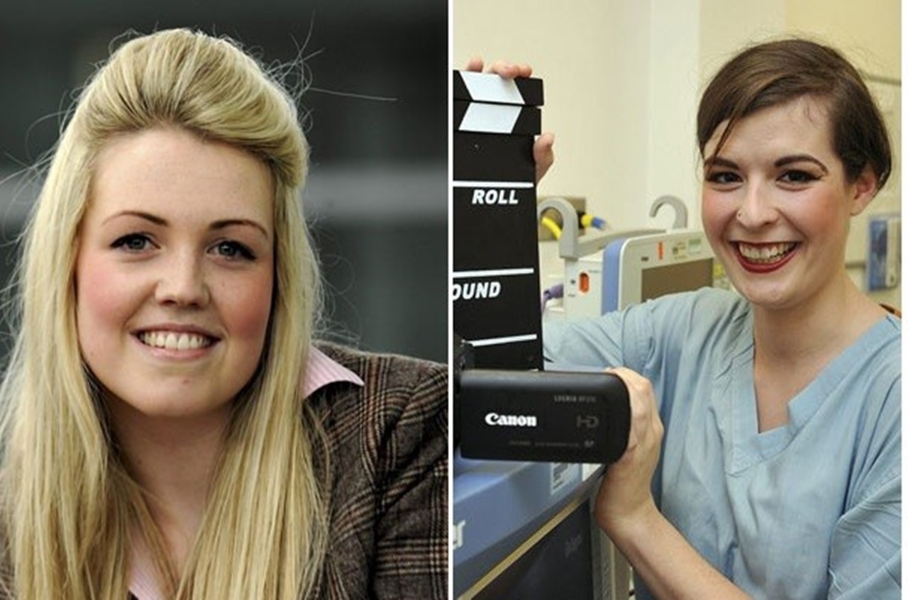 Annabelle Wood (trái) và Hannah Dodsworth